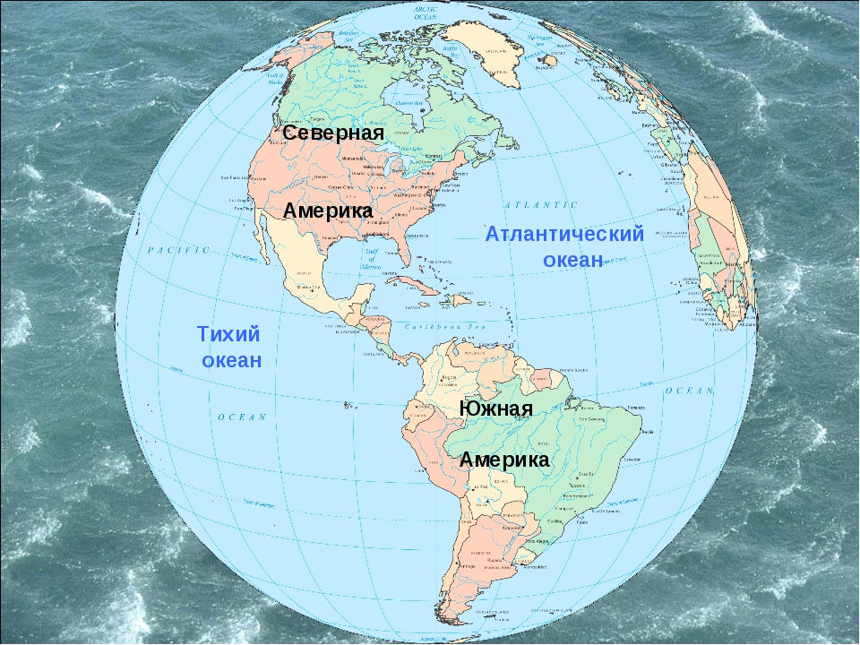 Тихий океан расположен в полушариях. Тихий и Атлантический океан на карте. Северная b .yfzz Америка на карте. Америка, материк. Атлантический океан.